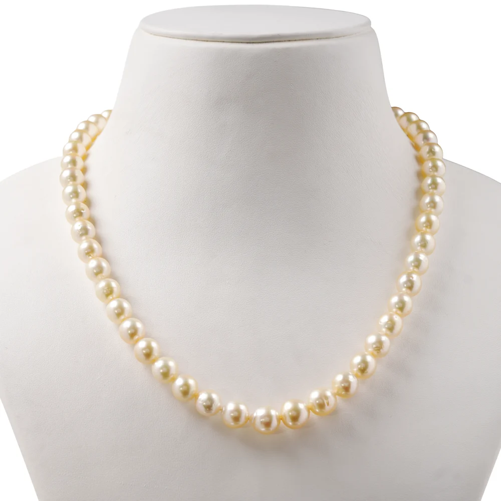 Elegant White Pearl Beaded Necklace, Timeless Pearl Jewellery, Minimalist Choker for Brides & Special Occasions