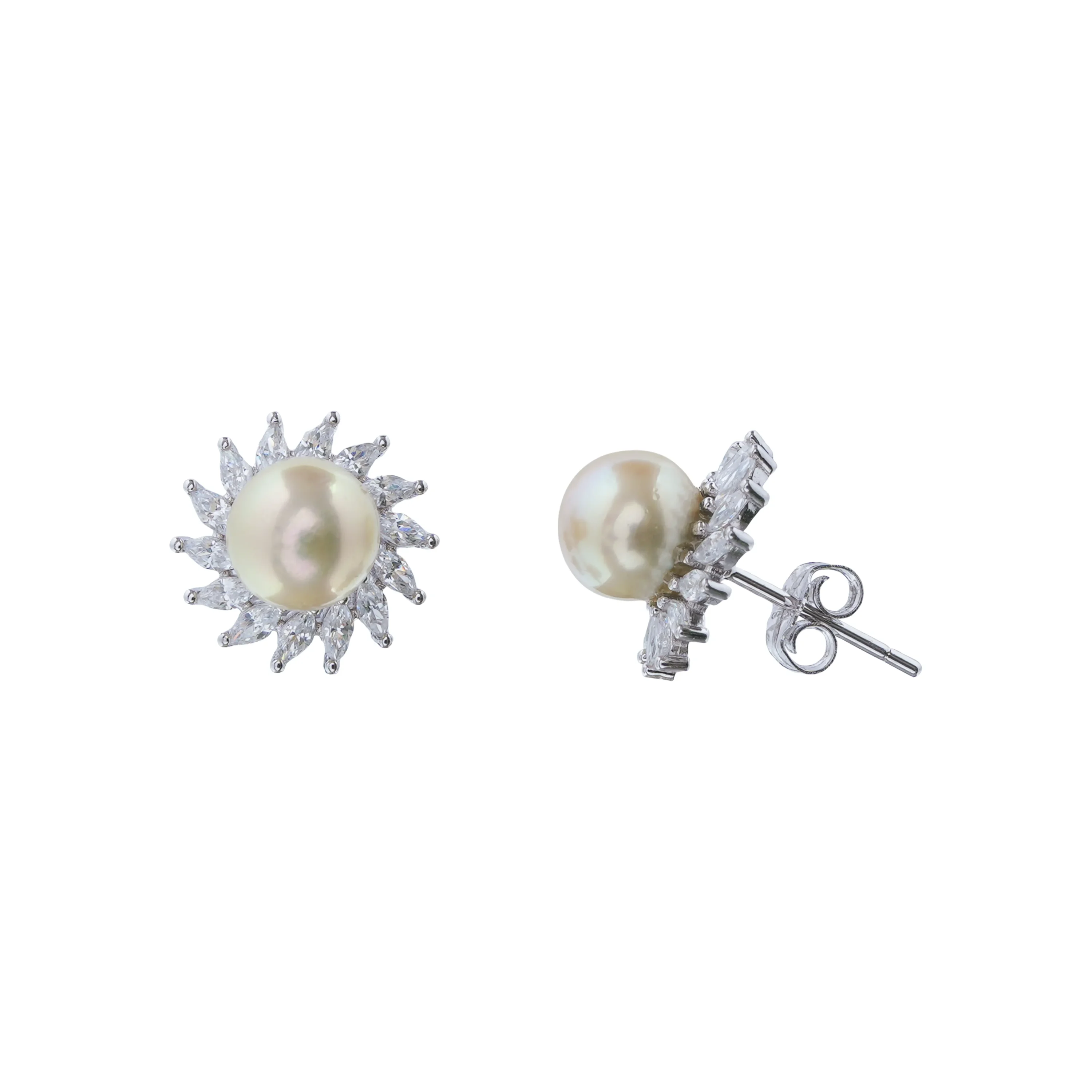 Daisy Flower Pearl Jewellery Set, Necklace, Earrings & Ring, Elegant Floral Jewellery, Bridesmaid Gift, Dainty Everyday Accessories - Image 8